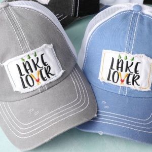 BLUE Lake Lover Trucker Hat